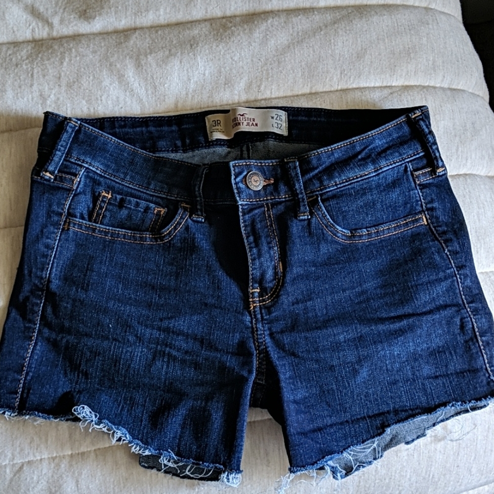 Hollister Cutt Off Jean Shorts